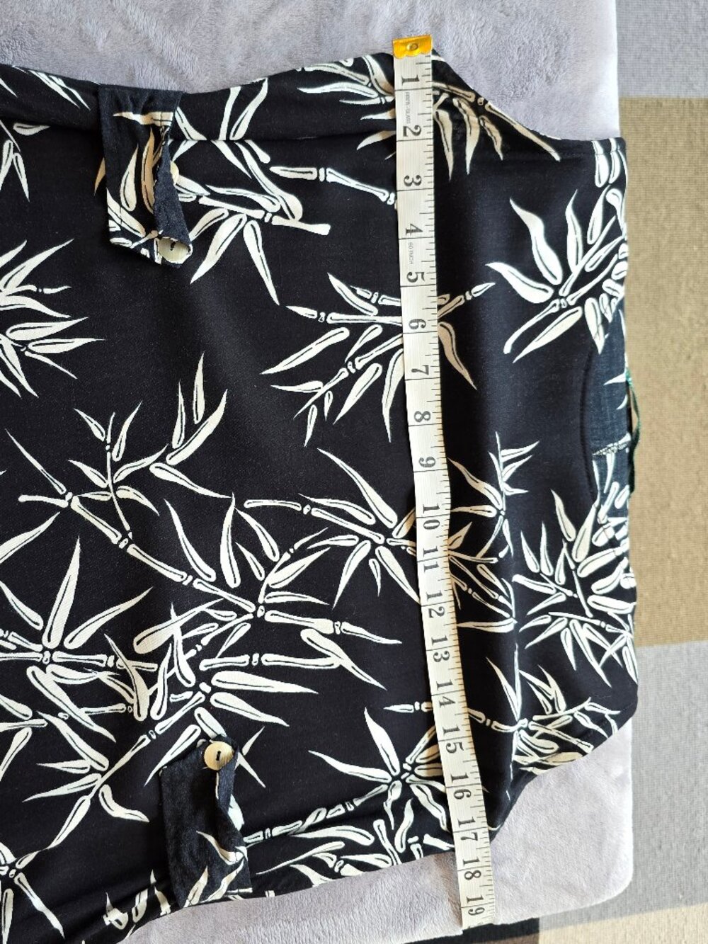 Baju Clothing sleeveless palm print motive dress large - Picture 4 of 7